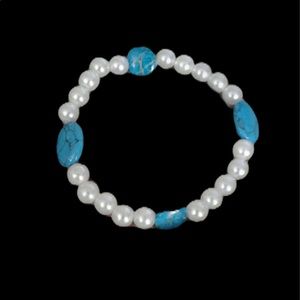 Faux peal bracelet